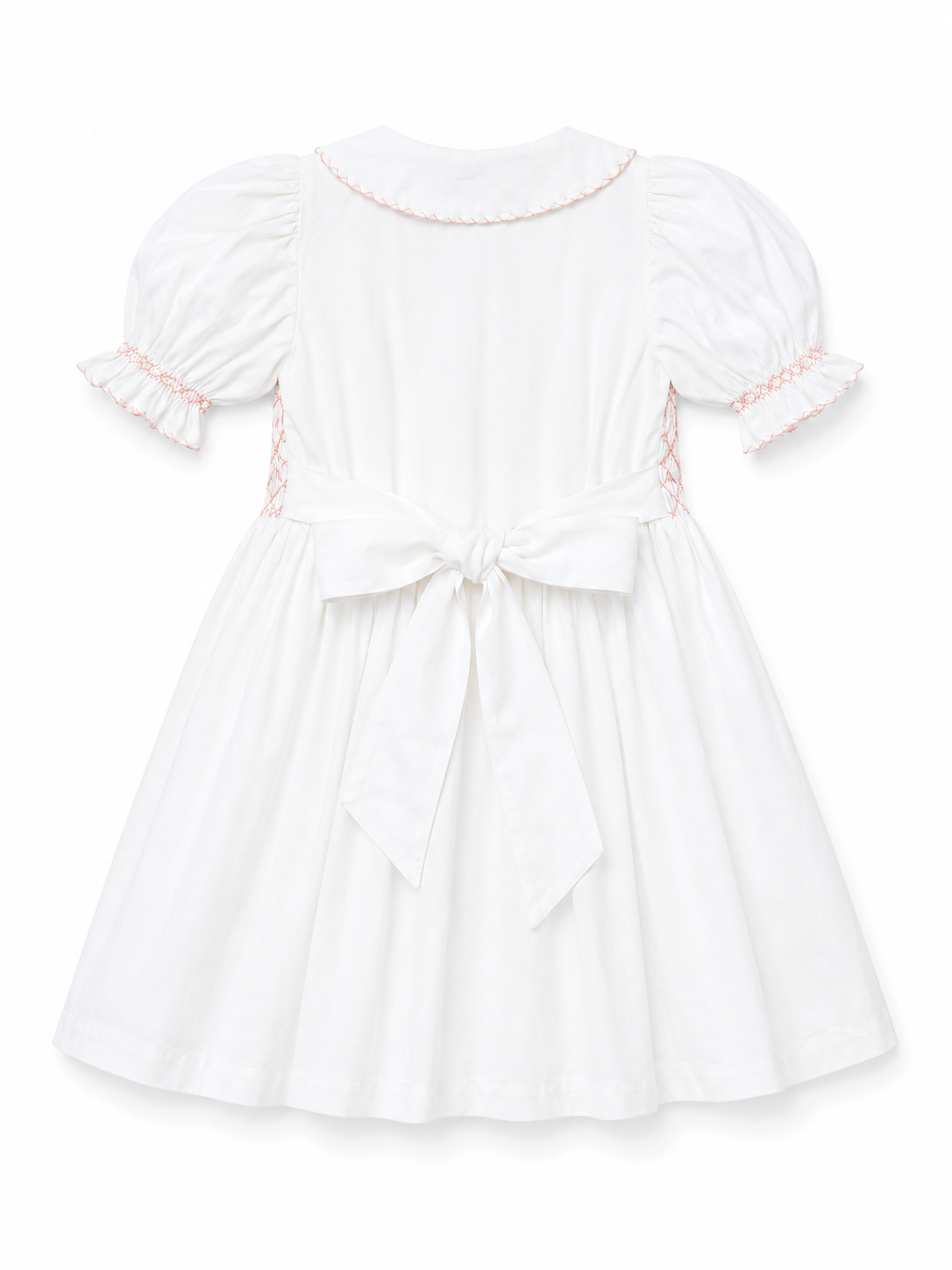 Camellia Smocked Dress | Heirloom Peach