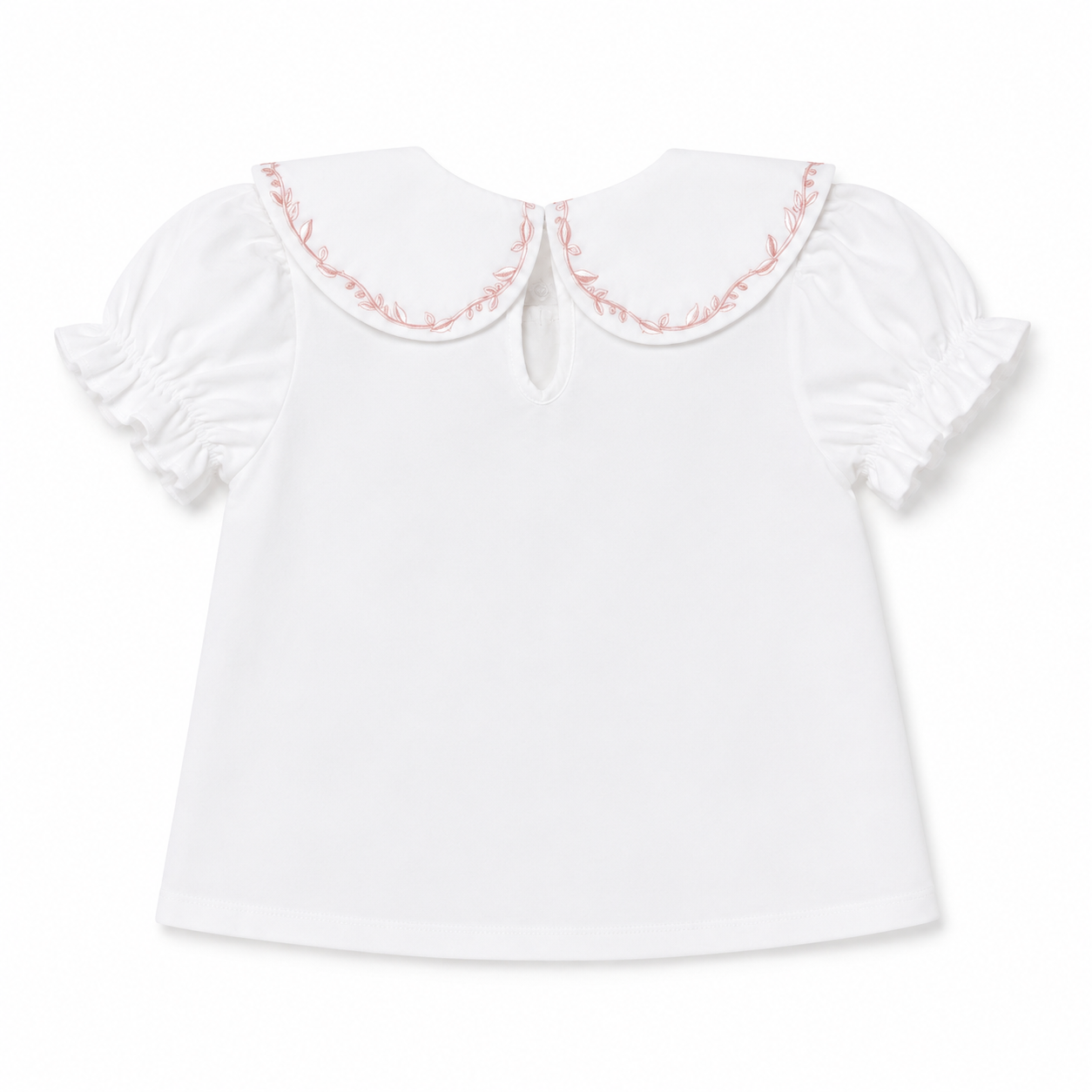 Emmeline Blouse – Blush Embroidery