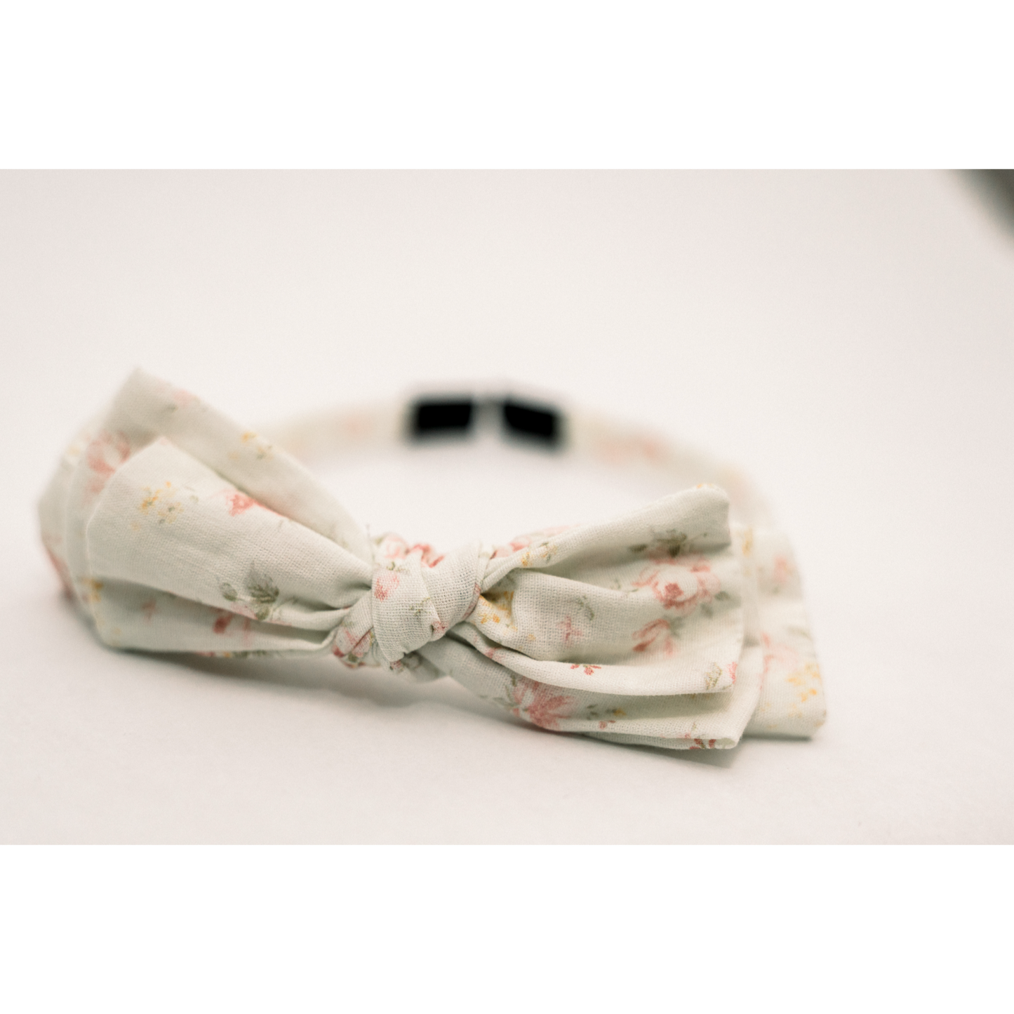 Three Little Bows Headband- Spring Petal