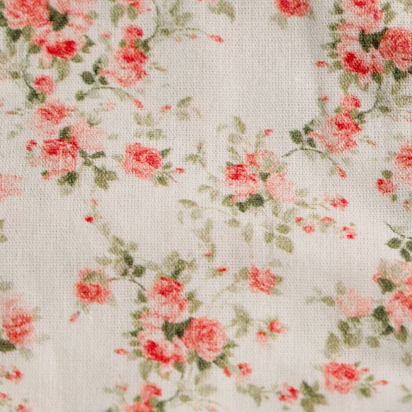 Briar Rose | Timeless Floral Ruffle Zipper Pouch