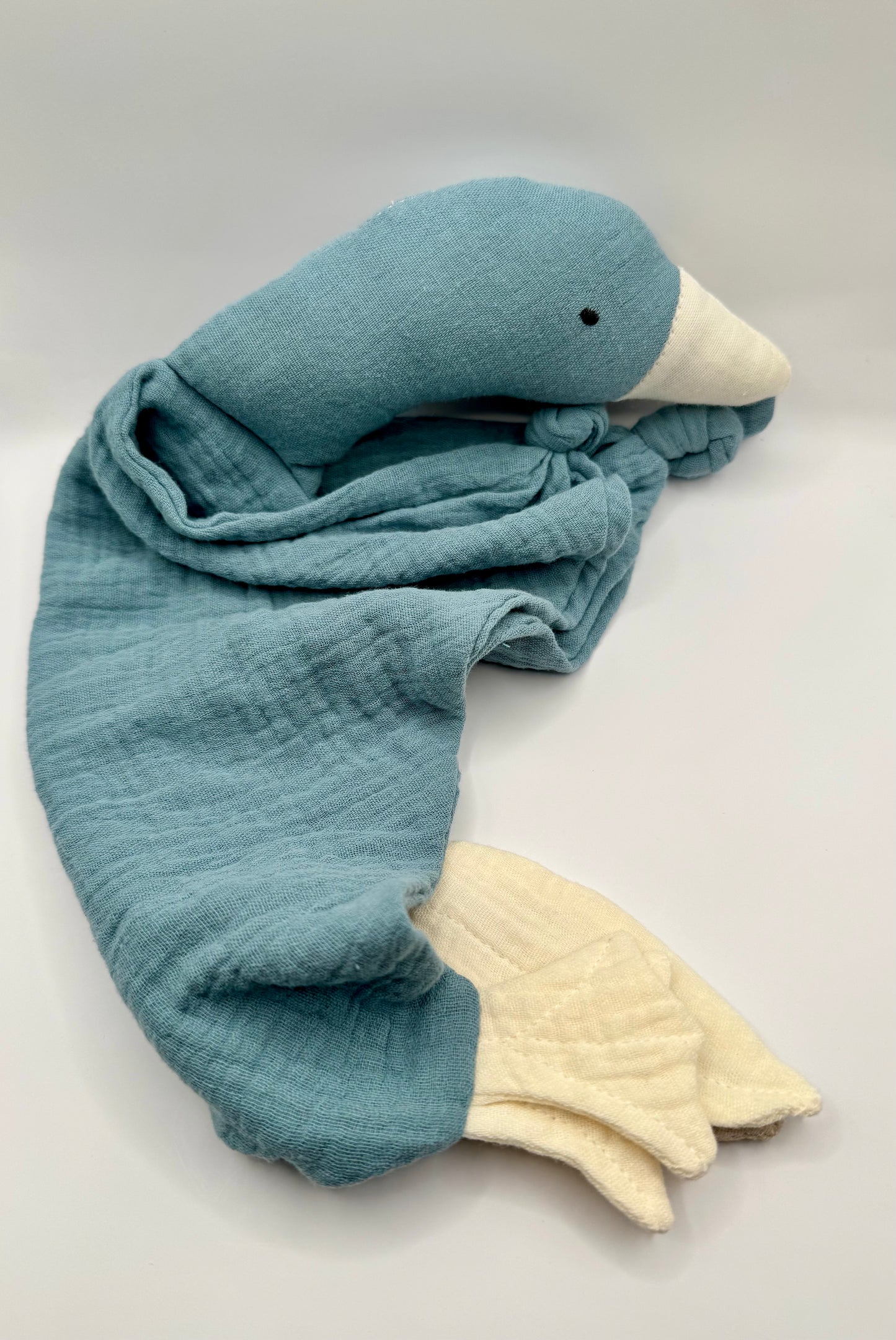 Goose Lovey Security Blanket | 17x17 | Organic Cotton