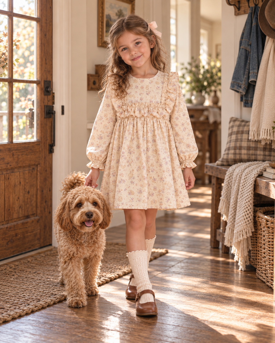 Neomi Dress | Woodland Bunny