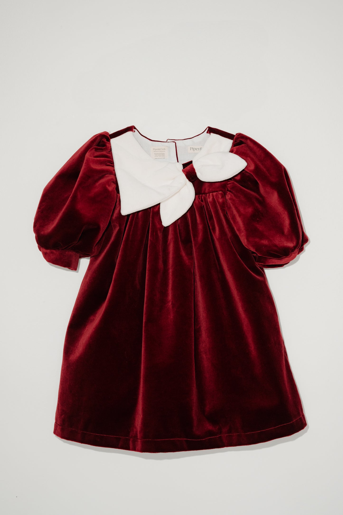 Rosemoor Dress |  Winterberry Red  Cotton Velvet