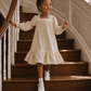 Fiona Dress- Blush Vine Stripe