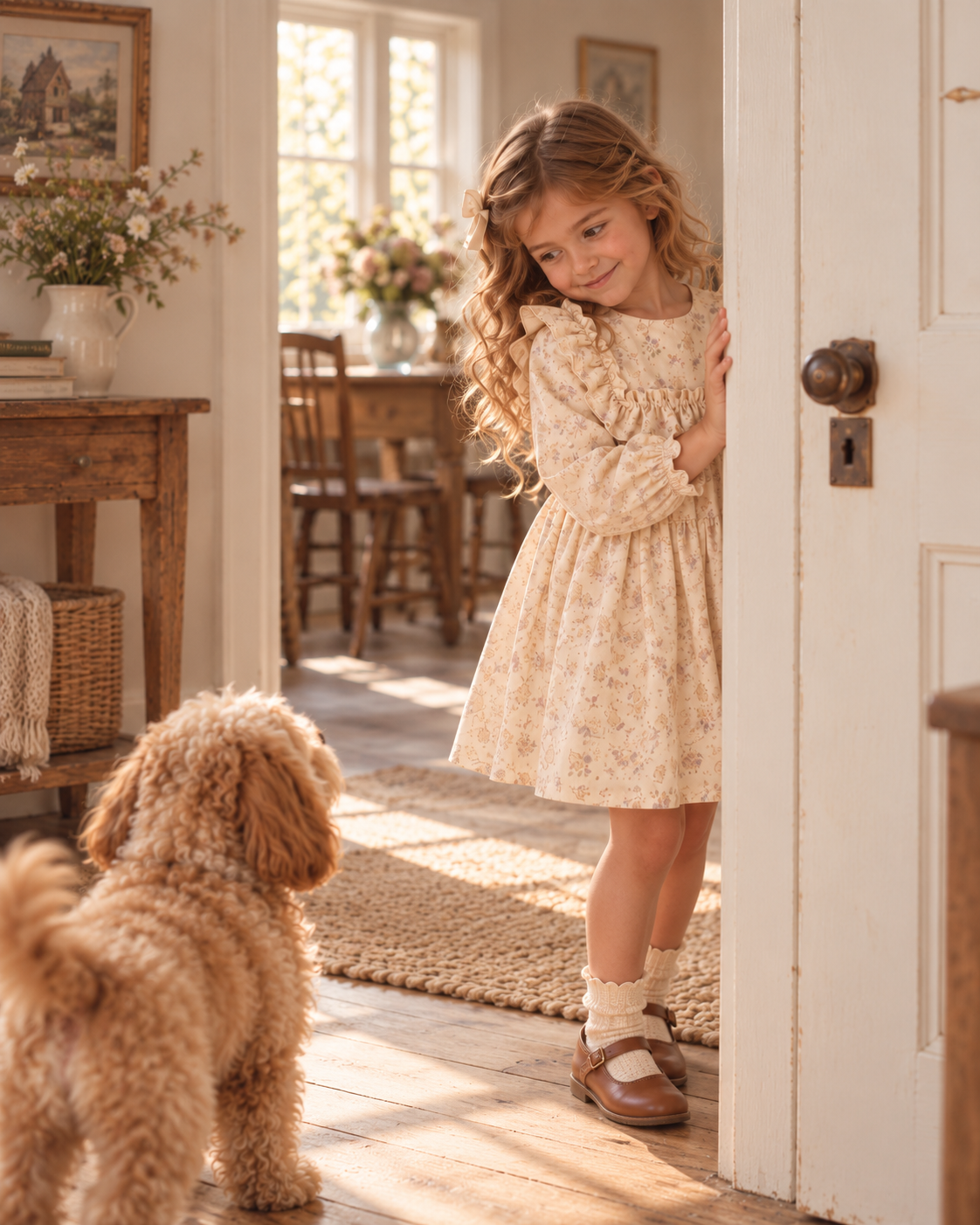 Neomi Dress | Woodland Bunny