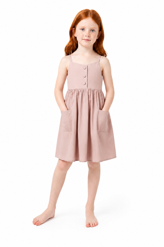 Annelise Dress | Antique Blush