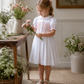 Camellia Smocked Dress | Heirloom Peach
