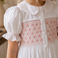 Camellia Smocked Dress | Heirloom Peach