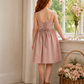 Annelise Dress | Antique Blush