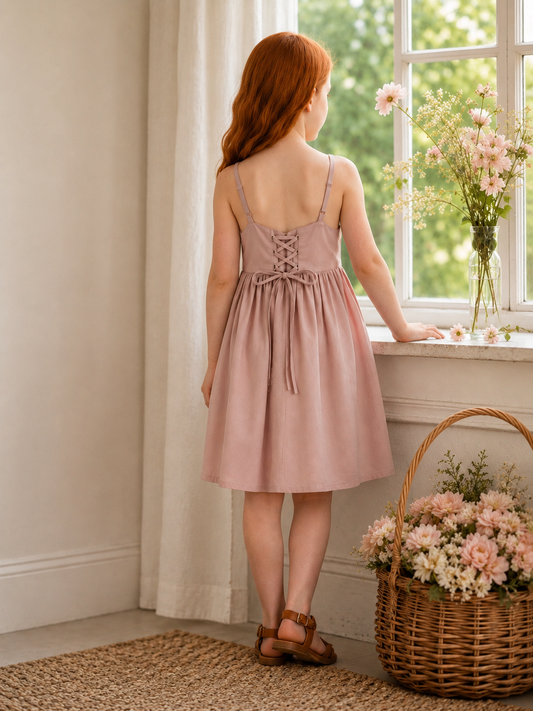 Annelise Dress | Antique Blush