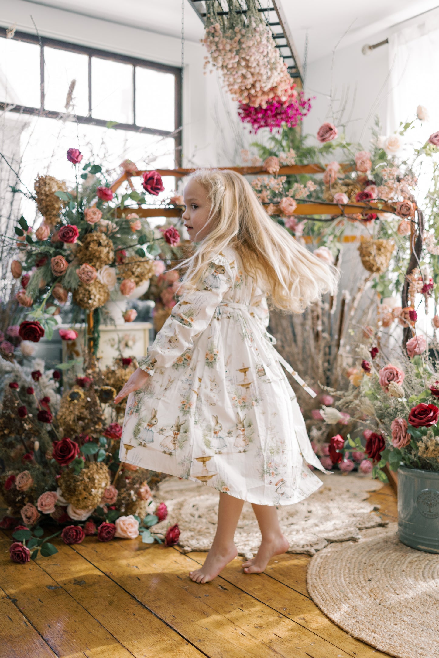 Aoki Dress Long Sleeve-Bramble Rabbit