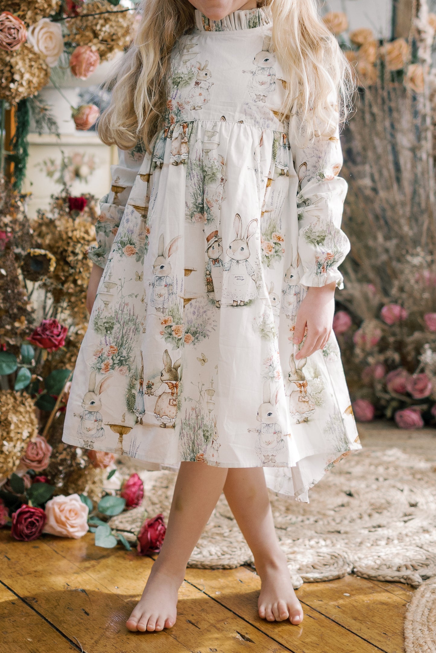 Aoki Dress Long Sleeve-Bramble Rabbit
