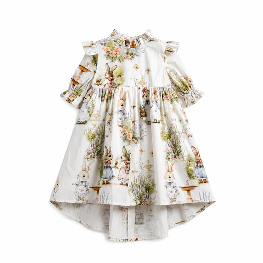 Aoki Dress-Bramble Rabbit Short Sleeve