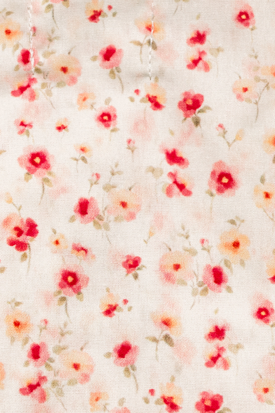 Sunset Petal | Timeless Floral Ruffle Zipper Pouch