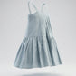 Hikari Pintuck Dress | Powder Blue