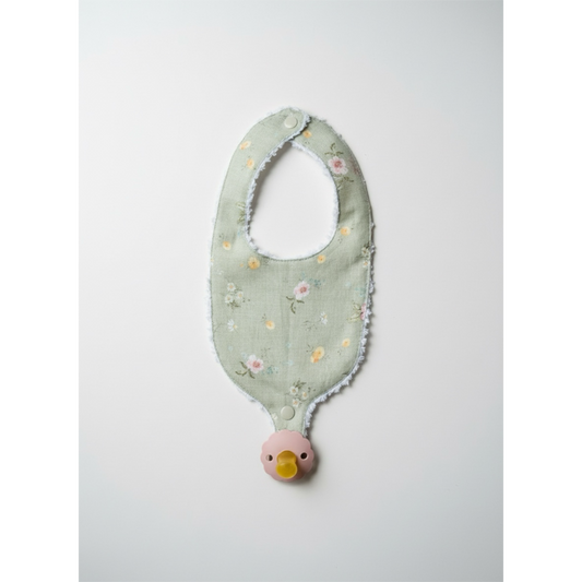 Sooth & Snap Pacifier Bib – Hedgerow Floral