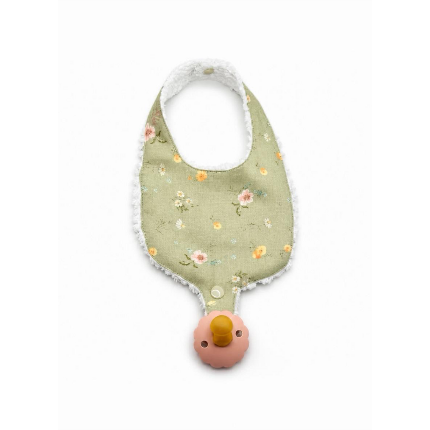 Soothe & Snap Pacifier Bib – Hedgerow Floral