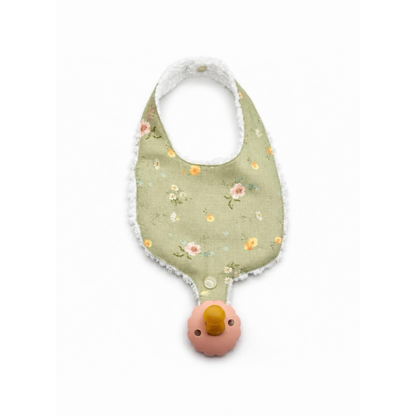 Soothe & Snap Pacifier Bib – Hedgerow Floral