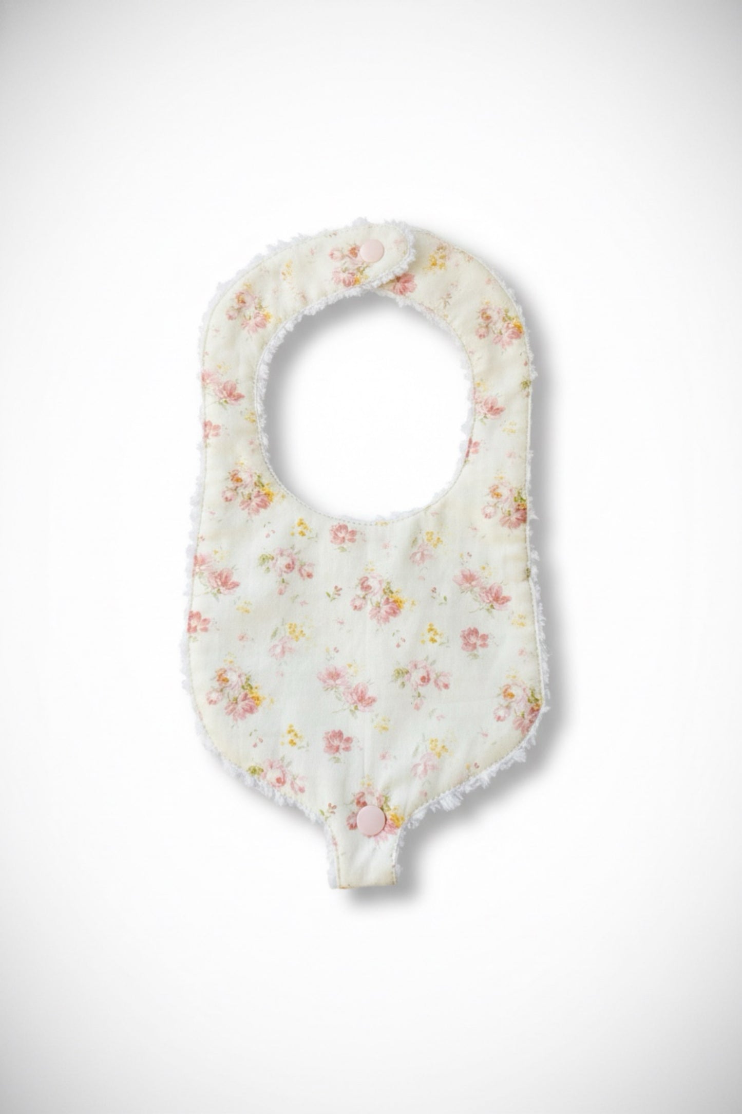 Antique Rose Pacifier Bib