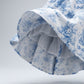 Aoki Dress-Blue Toile | Short Sleeve