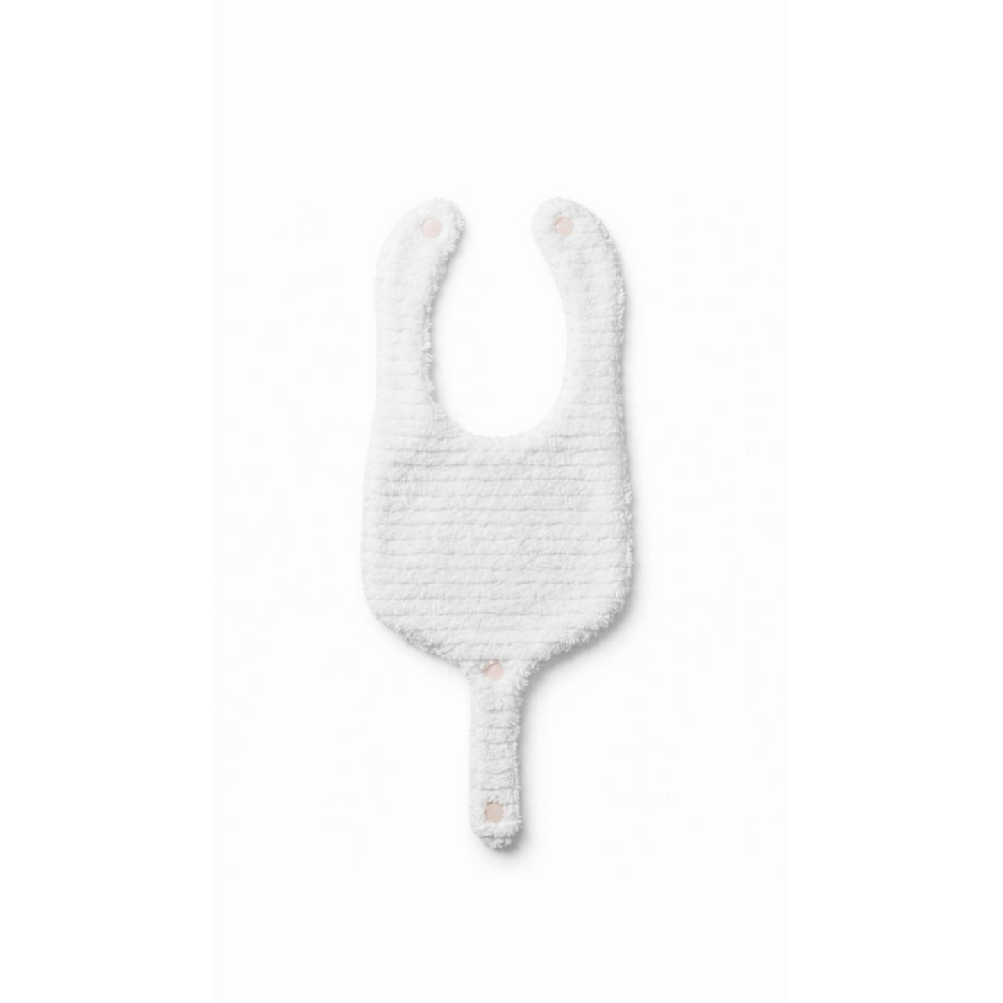 Soothe & Snap Pacifier Bib- Antique Rose