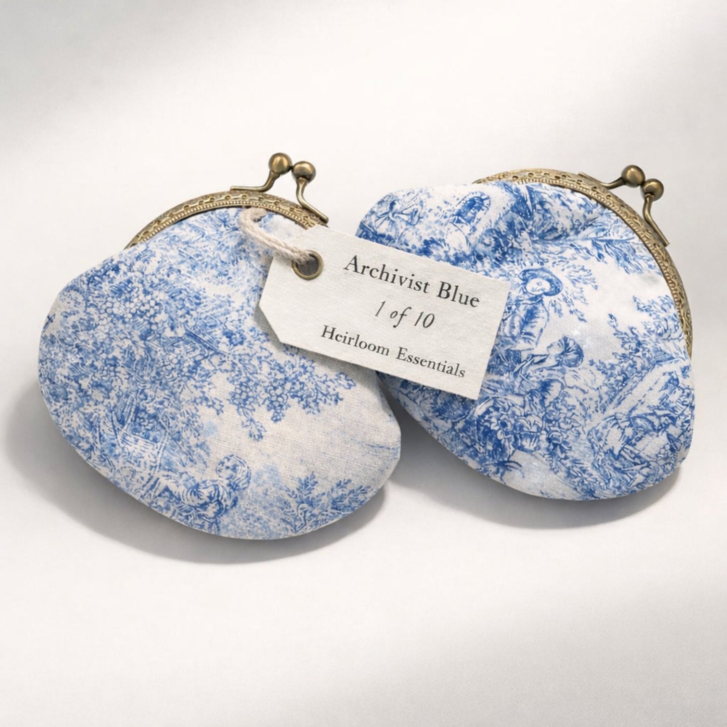 Archivist Blue Coin Purse