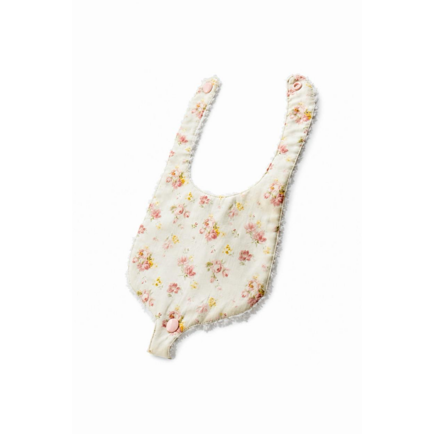 Soothe & Snap Pacifier Bib- Antique Rose