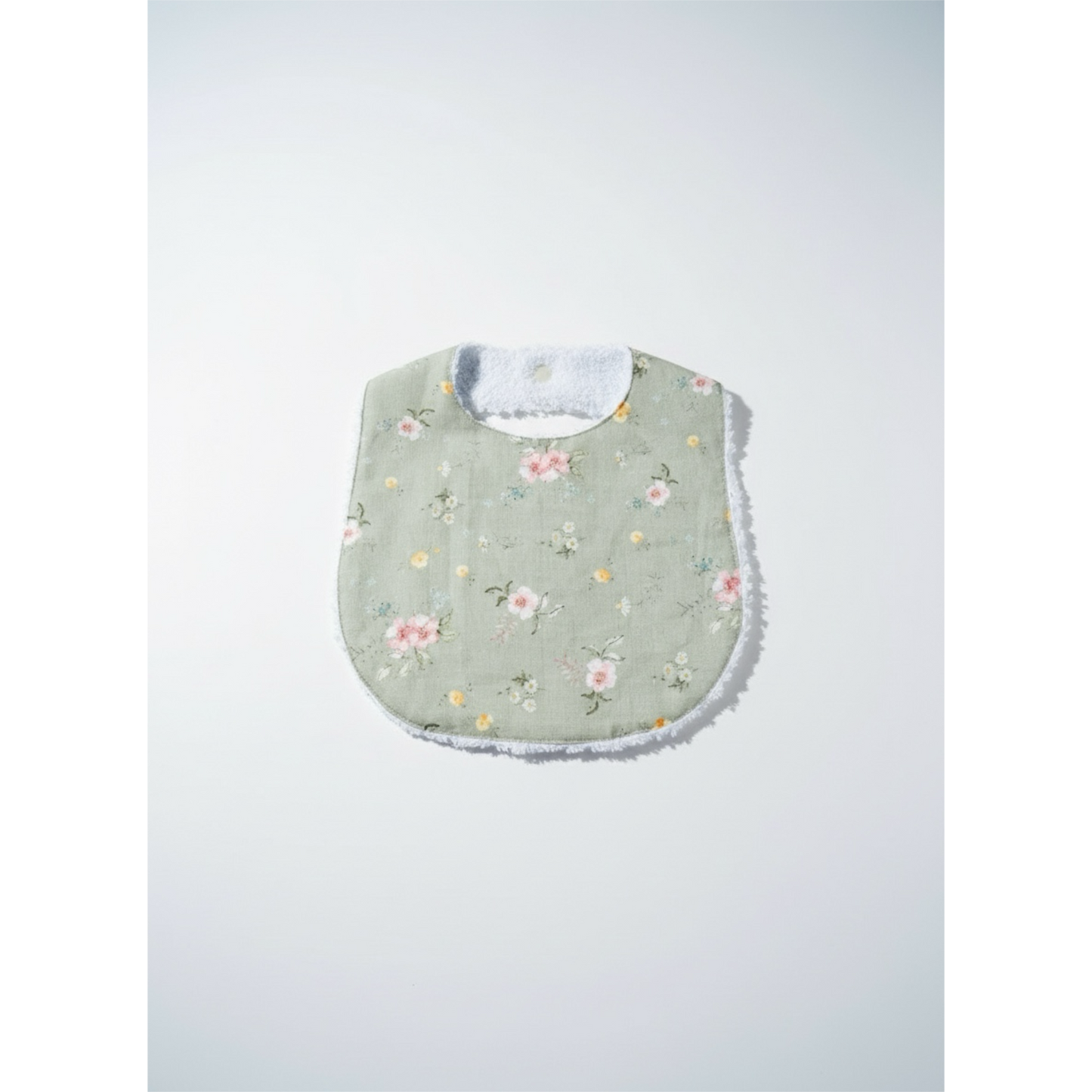 Layette Linen Bib – Hedgerow Floral