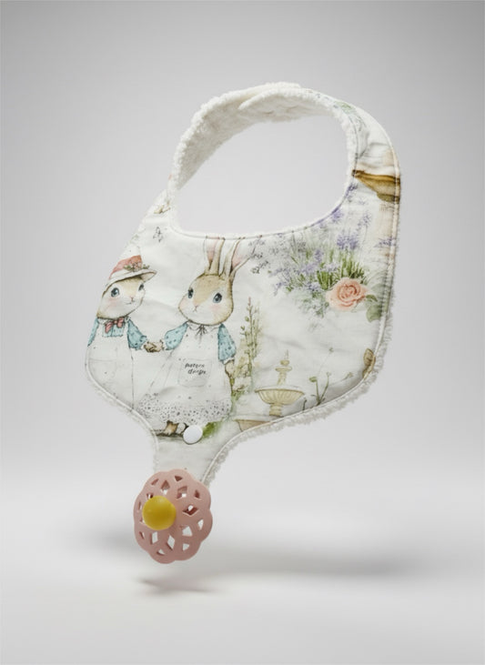 Soothe & Snap Pacifier Bib – Bramble Rabbit