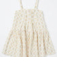 Hikari Pintuck Dress | Golden Blossom