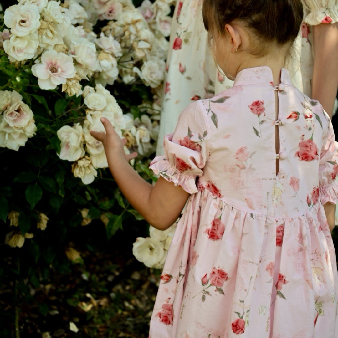 The Madeleine Dress-Blush Rose