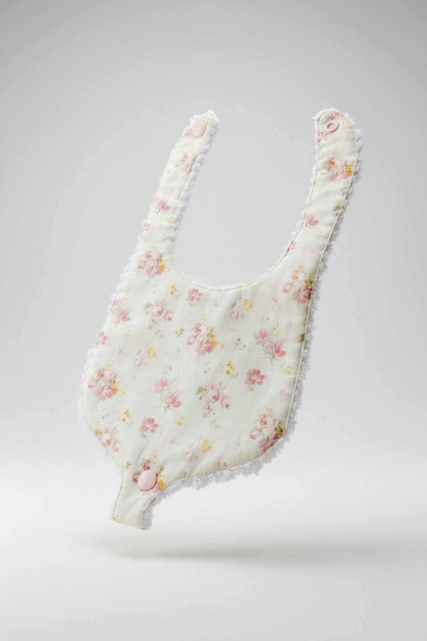 Antique Rose Pacifier Bib