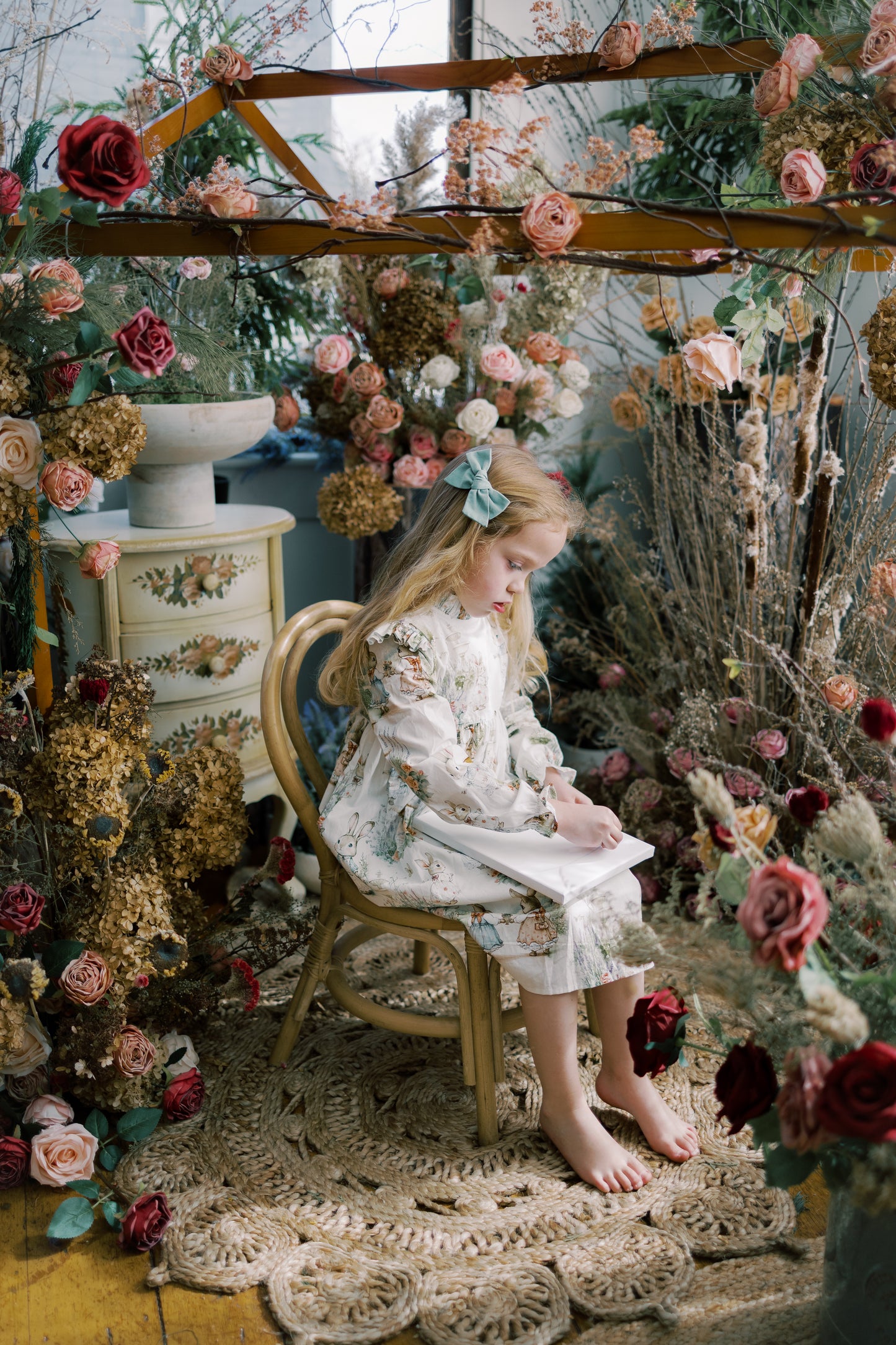 Aoki Dress-Bramble Rabbit | Long Sleeve