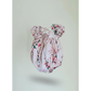 Floral baby romper on a light gray background