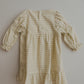 Fiona Dress- Blush Vine Stripe