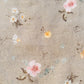 Floral pattern on a textured fabric background