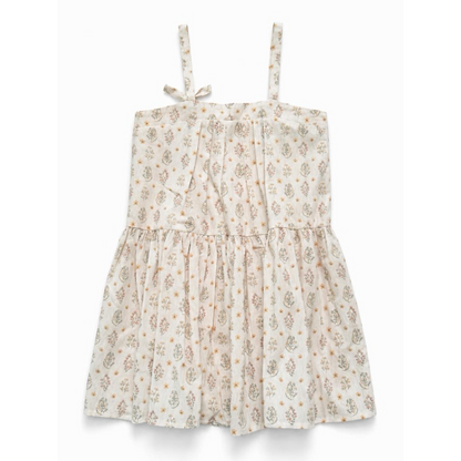 Floral patterned dress on a white background
