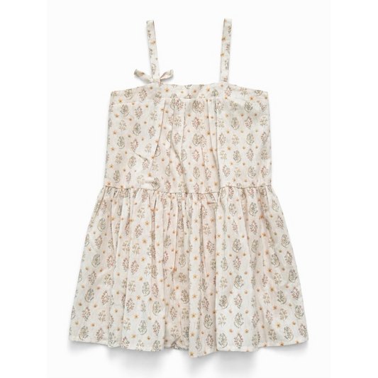 Floral patterned dress on a white background