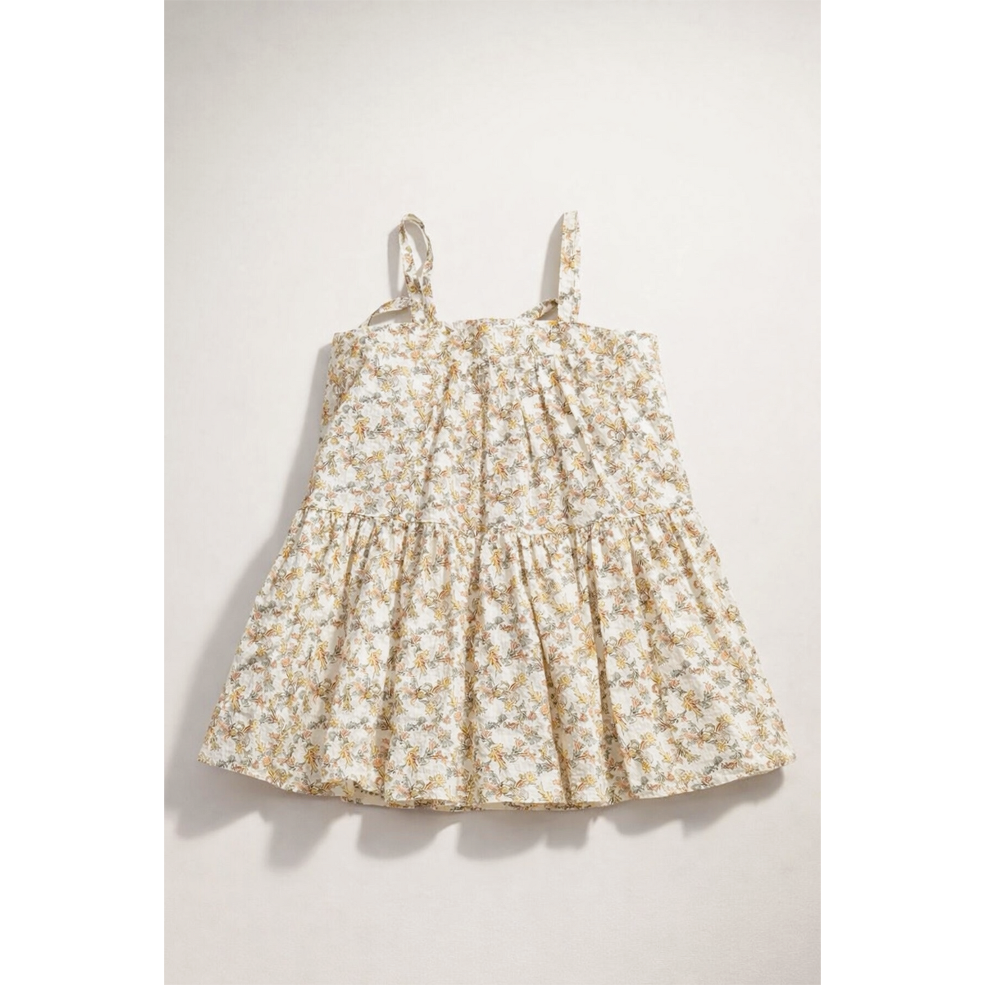 Floral dress on a white background