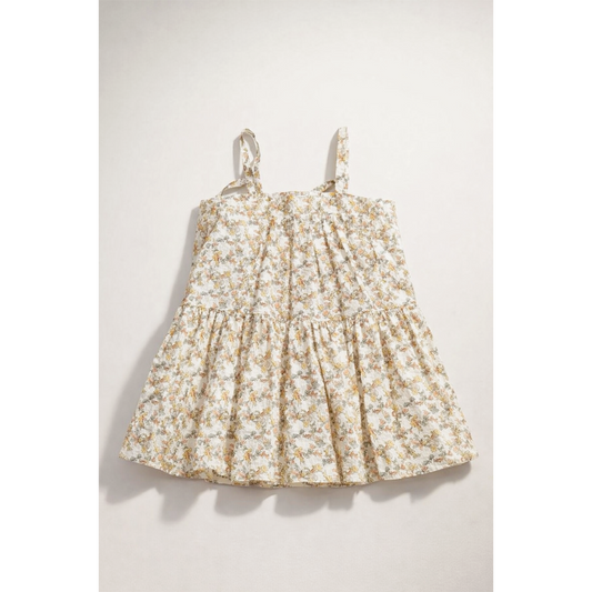 Floral dress on a white background