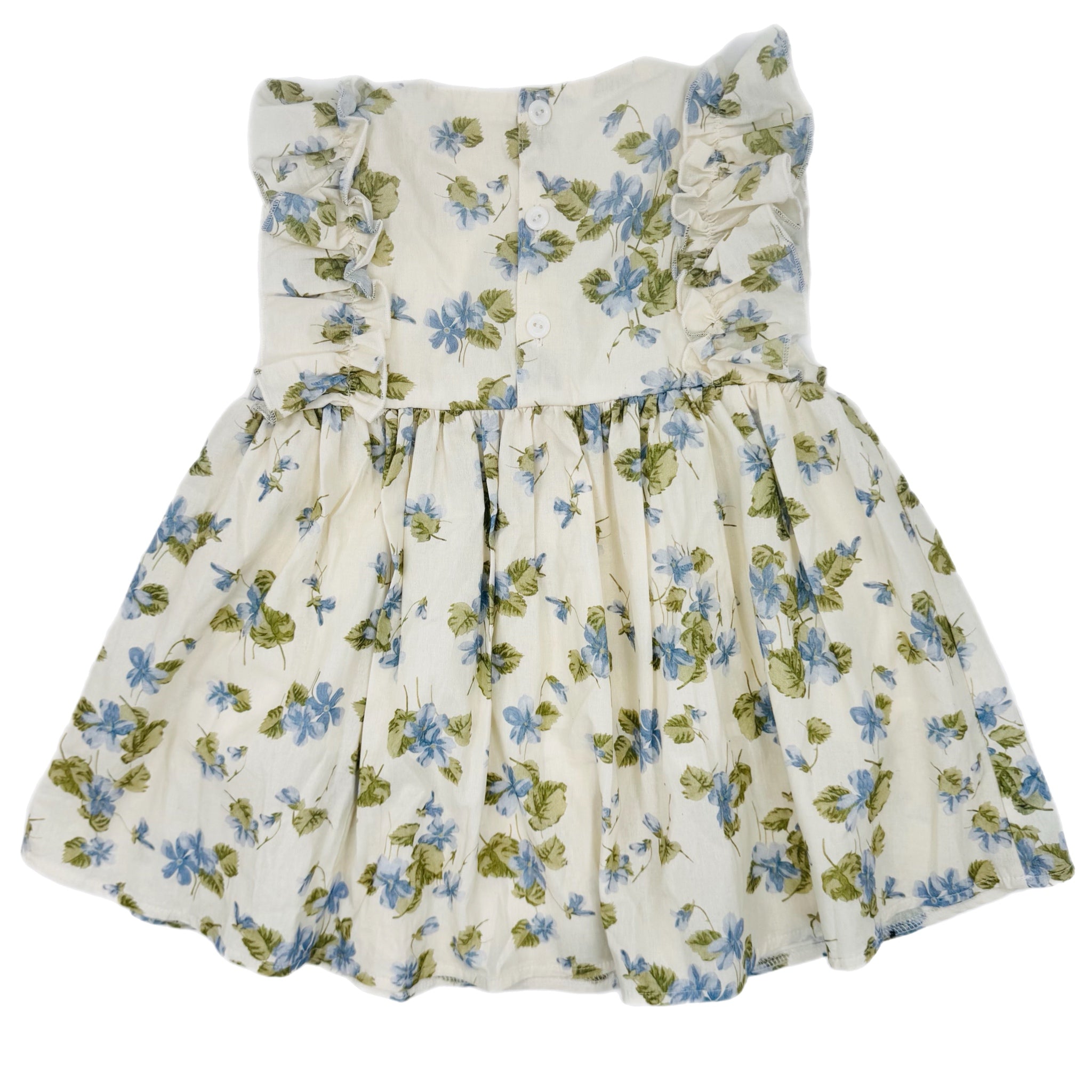 Neomi Dress-Muted Blue Blossom