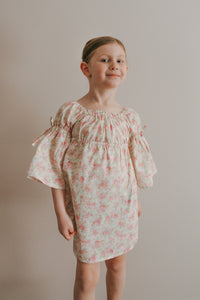 Kennedi Dress-Pink Blossoms-B/S