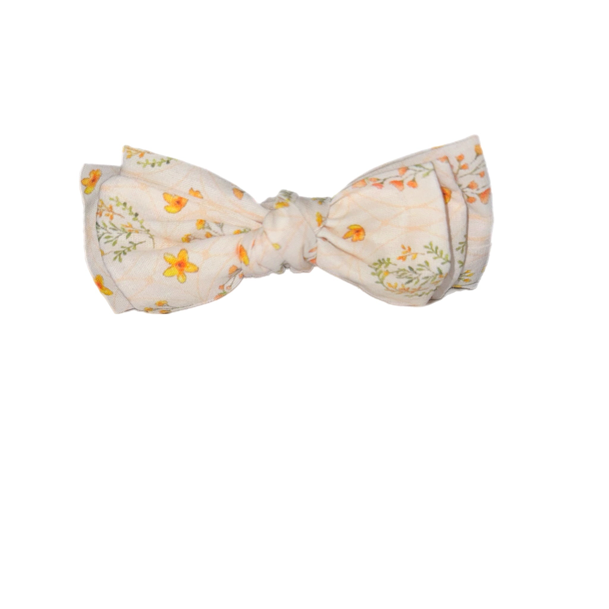 Triple Bow Headband- Sonny Blossom