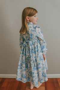 Aoki Dress-BLUE TOILE