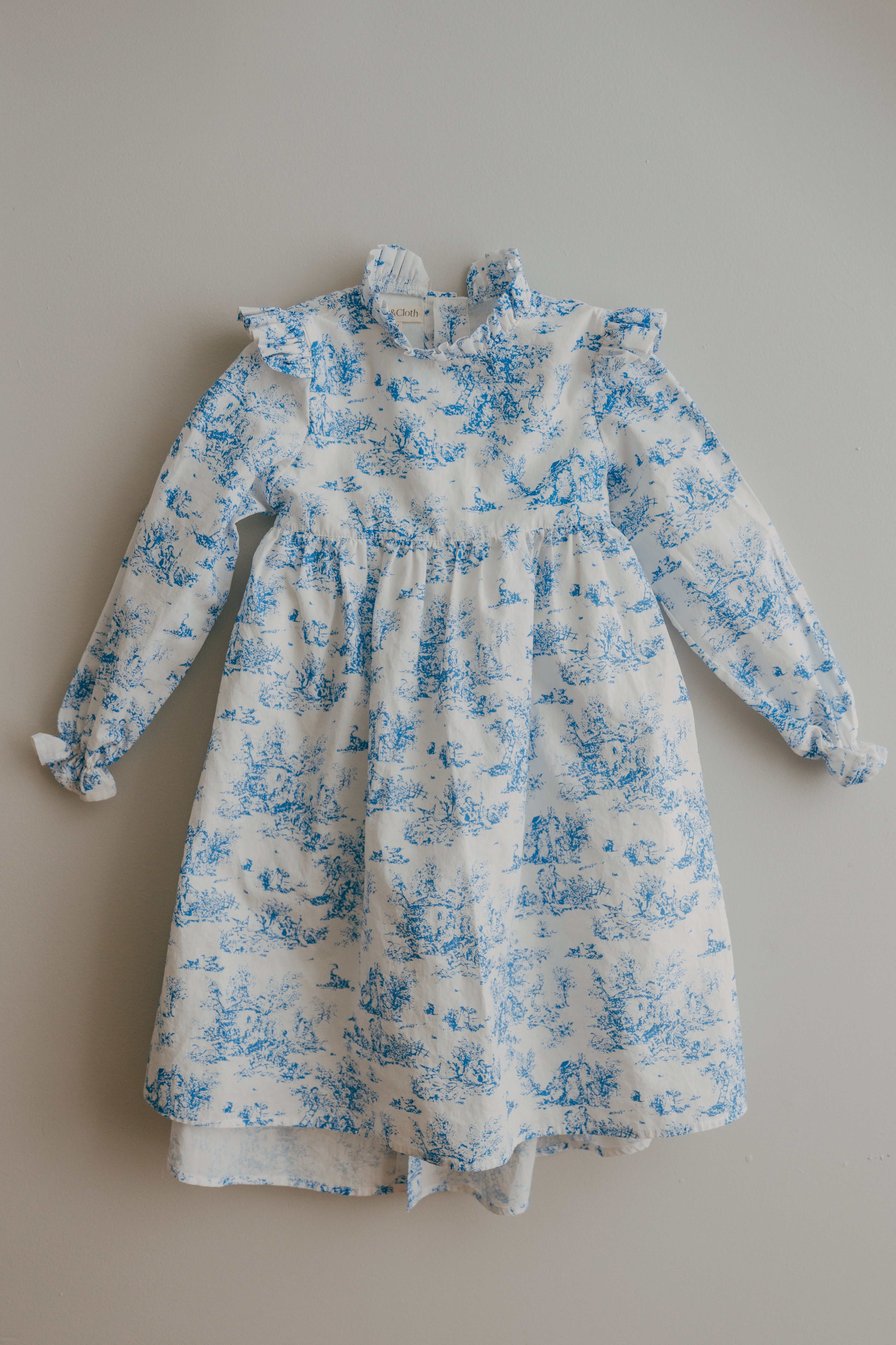 Aoki Dress-BLUE TOILE