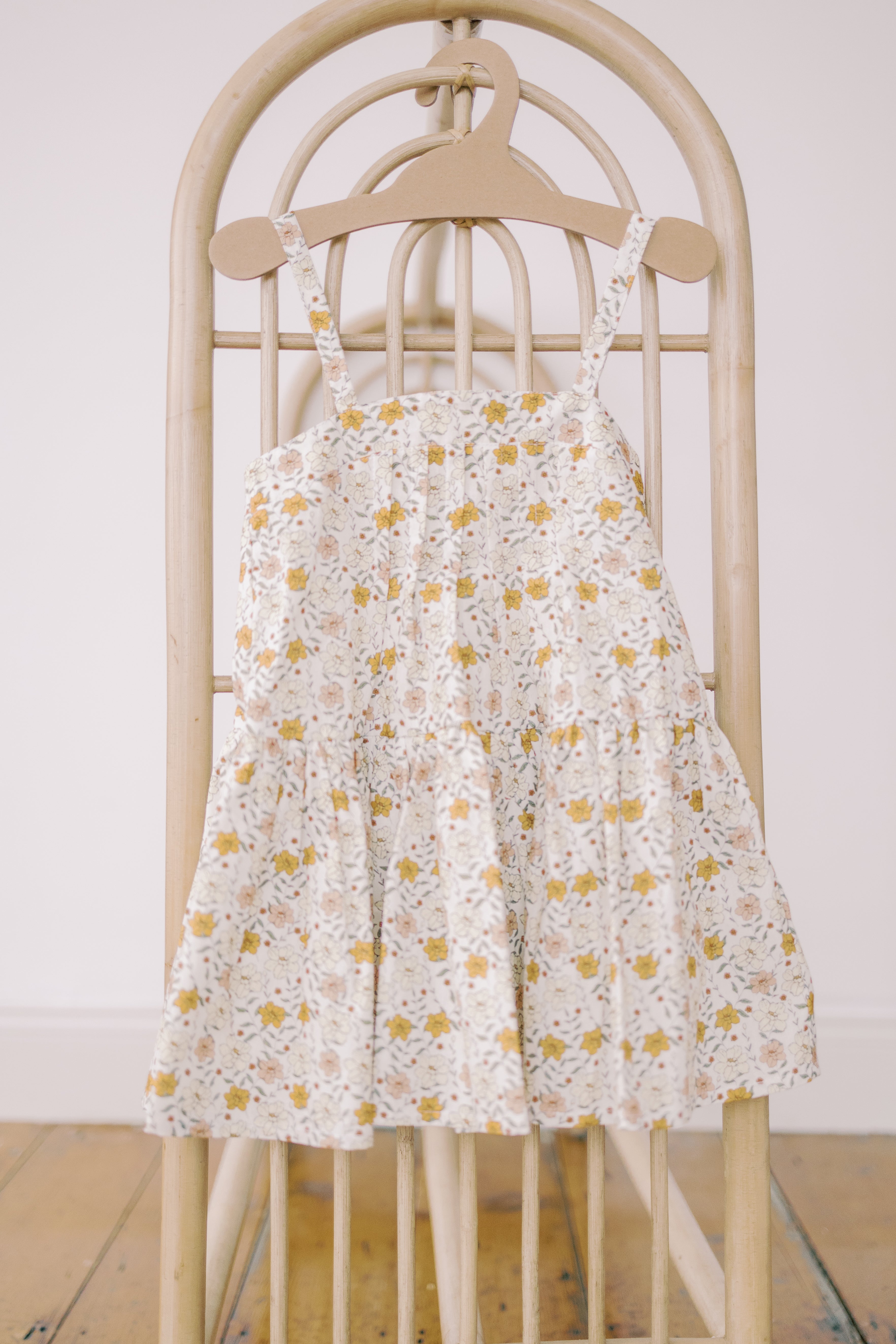 Hikari Pintuck Dress- Sunshine Meadow