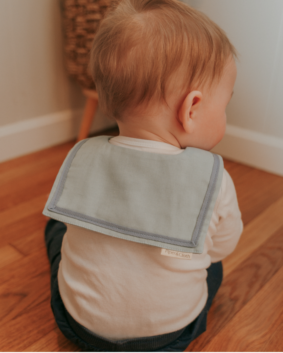 Sailor Style Bib- Navy Blue