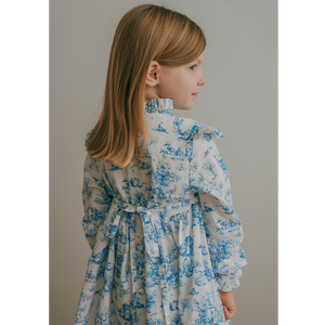 Aoki Dress-BLUE TOILE