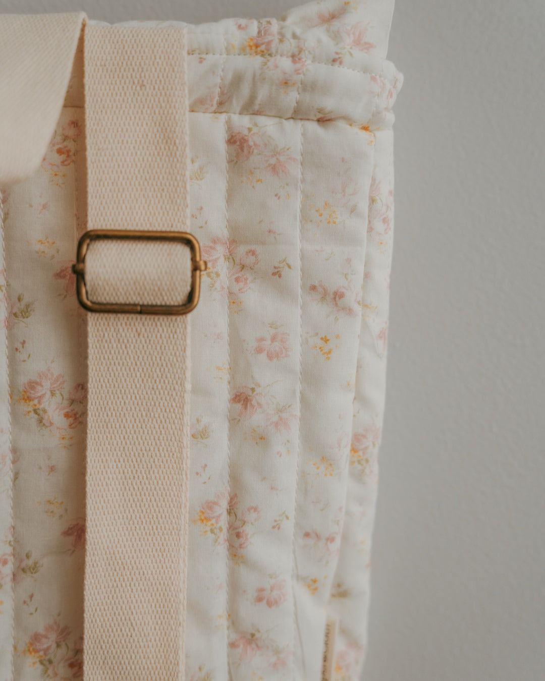 Quilted Floral Rucksack- Spring Petals