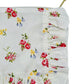English Rose Posy|Timeless Floral Ruffle Zipper Pouch